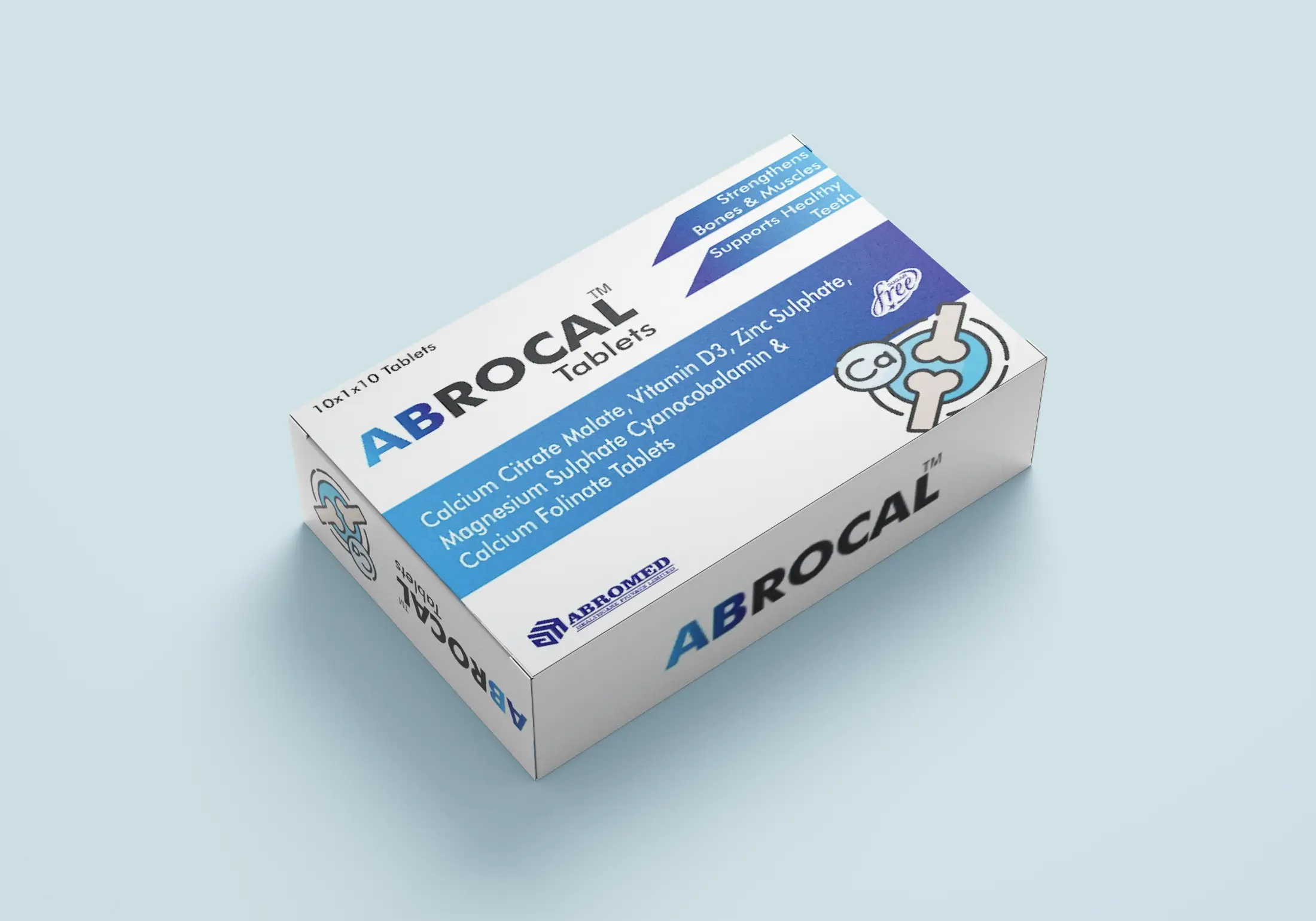 Abromed Healthcare - Abrocal Front
